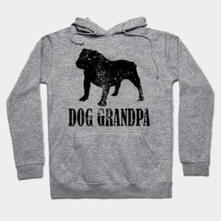 Bulldog Dog Grandpa Hoodie